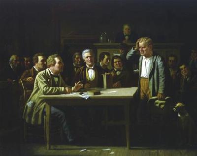 George Caleb Bingham The Puzzled Witness oil painting image